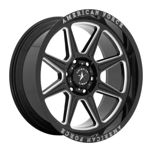 American Force Cast – AC002 TRAIL – Black – 22″x10″ -18mm – Summer Wheels – AC002BB22106118N